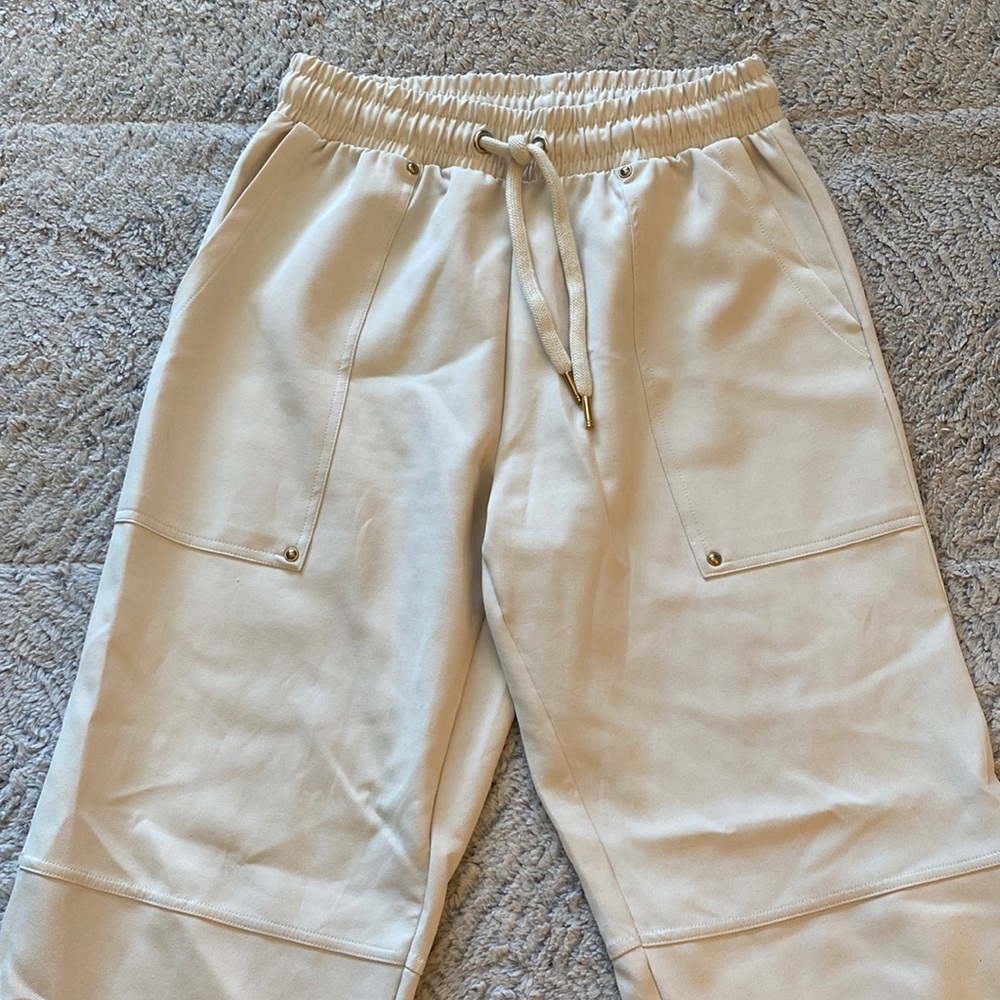 Zara Cream Joggers